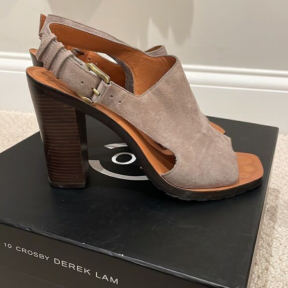 EUC Derek Lam Crosby Jemina Sz. 9 Graphite Kid Suede - Picture 5 of 8